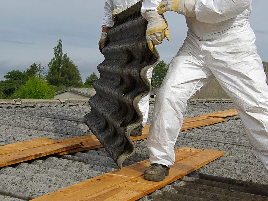 Perth roofing professional removing Asbestos from a Perth home